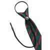 Dubulle Zipper Ties for Men Mens Paisley Striped Pretied Neckties
