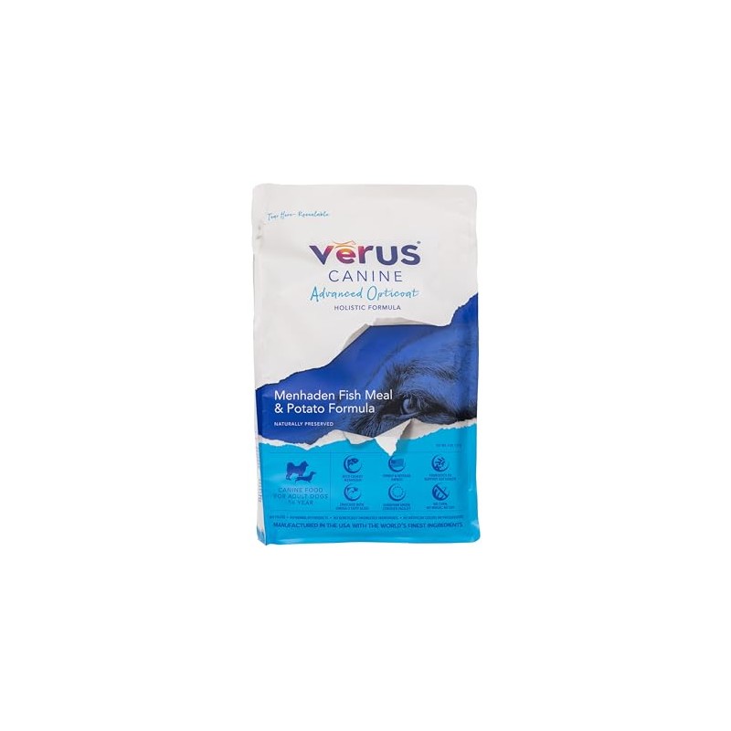 VeRUS Pet Foods Dry Dog Food Fish, Advanced Opticoat Formula