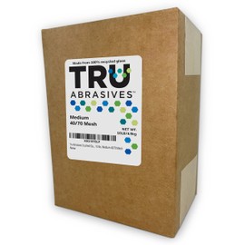 Tru Abrasives Crushed Glass 10 lbs. Medium 40/70 Mesh