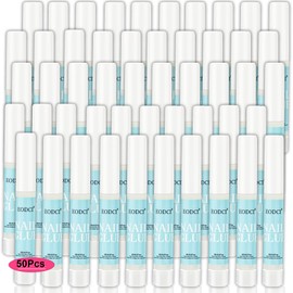 EODCI Nail Glue,50Pcs Super Strong for Acrylic Nails,Long Lasting for Stick On Nails Broken Nails,Professional Nail Tip Glue Supplies Adhesive Press On for Nail Tips
