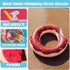 2 Pack Pool Inflatables, Donut Inflatable Ring for Adults and