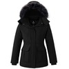 wantdo Women Coats Winter Warm Thicken Parka Jacket with Hood