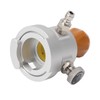 Soda Refill Adapter Aluminium Rubber With Air Release Switch and