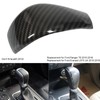 Carbon Fiber Style Gear Shift Head Cover Trim Car Modification