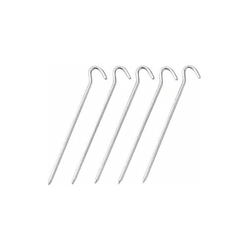 Captain Stag Round Steel Pegs, 7.5 inches (19 cm), Set