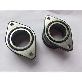 Carburetor Intake Manifold Boot Holder Compatible for Honda CB400 CM400A CM400C CM400E CM400T Hawk 400 Replace#16211-413-000 (2Pcs)