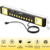 Heavy Duty Metal 10 Outlets Long Power Strip with LED