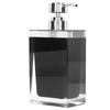 Hand Soap Dispenser Press Design Black Simple Fine Details Foaming