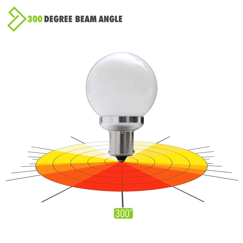 Leisure LED 12 Volt RV Led Light Bulbs BA15s 20-99/1141