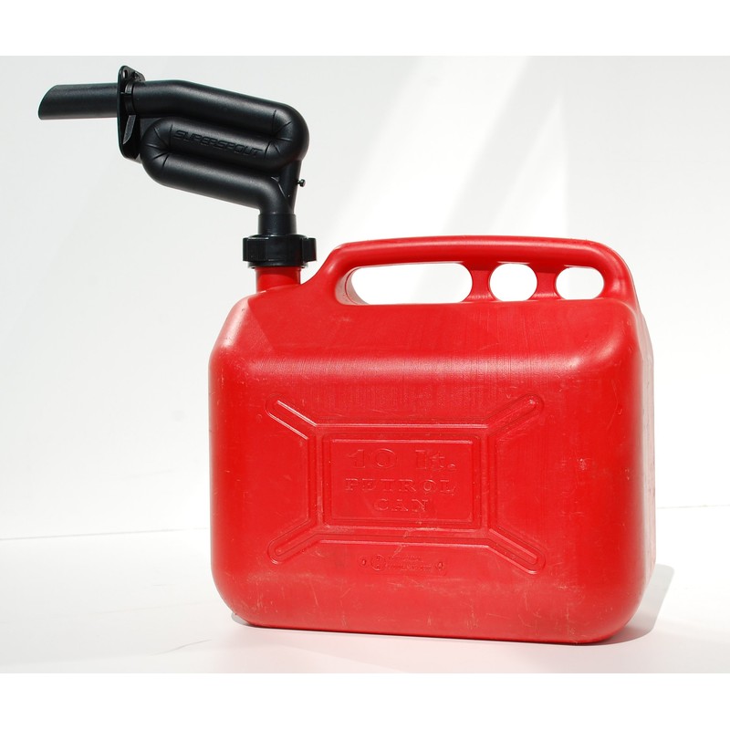 Superspout automatic fuel can spout