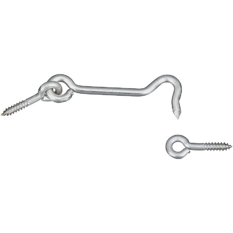NATIONAL MFG/SPECTRUM BRANDS HHI N348-409 3-Inch Stainless Steel Hook/Eye