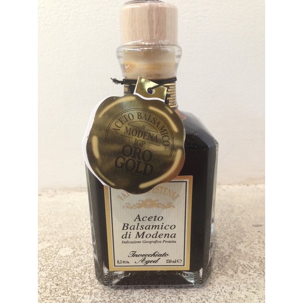 Fattoria Estense Balsamic Vinegar Gold Label, 8.5 Fluid Ounce