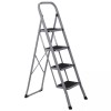 SEGAWE 4 Step Ladder Folding Step Stool with Wide Anti-Slip