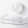 NEELEEN Soap Dish - Clear Suction Cup Soap Dish for