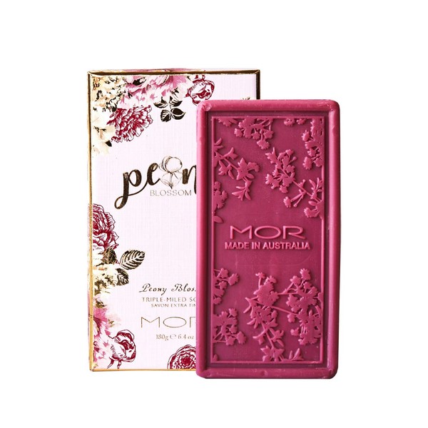 MOR Peony Blossom Triple Milled Soap 180 g
