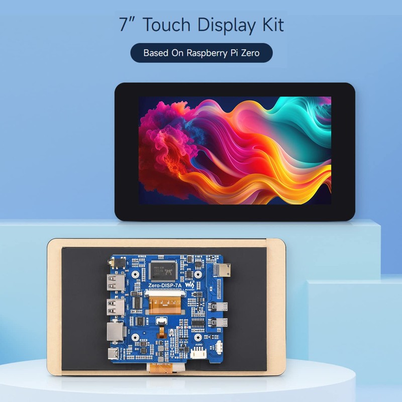 Waveshare 7 Inch Touchscreen Kit for Raspberry Pi Zero Series