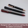 Monteverde Impressa, Ballpoint Pen, Gun Metal w/Red Trim