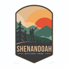 Shenandoah National Park Sticker Virginia National Park Decal