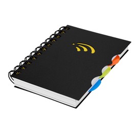 B5 A5 A6 Spiral Bound Subject Notebook Lined Page Project Wirebound Notebook with Dividers Journal Notepad with Plastic Cover Thick Paper Sketchbook for To Do List Note Jotting Office School Writing