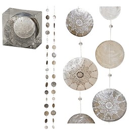 Boltze Capiz Nyla Garland 1 Piece 2 Assorted Designs