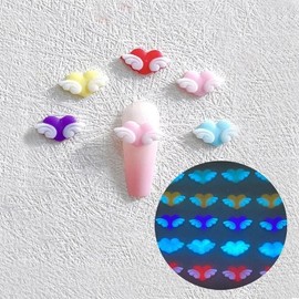 [Out_62] Cute Glow-in-the-Dark Heart Parts Warm Parts 5-Pack 5 Types - KSNP_-_624／FREE / [아우트_62]깜찍 야광 하트 파츠 따사로운파츠 5개입 5종 - KSNP_-_624／FREE