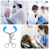 Healifty Tooth Mouth Opener, Stainless Steel Mouth Separator, Cheek Roller,