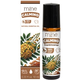 Mine Frankincense Essential Oil Roll On, Frankincense Oil, Calming Essential Oil Rollerball for Skin