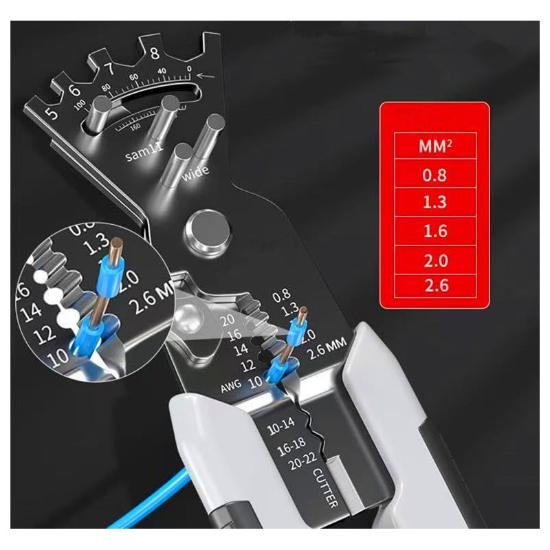 Multi functional electrician distribution pliers with wrench and multi angle