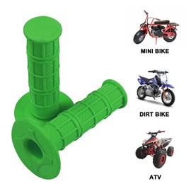 HOLATO 7/8" Handlebar Grips for 50cc-125cc CRF70 CRF80 TRX450 TTR90 TTR110 TTR125 PW80 RM80 DR650 KLX250 KLX300 KX65 SSR125 Pit Dirt Bike ATV Quad Motocross Motorcycles CT100U CT200U Mini Bike Green