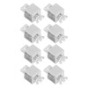 8Pcs Auto Body Panel Clamp Silver Aluminum Alloy Butt Welding