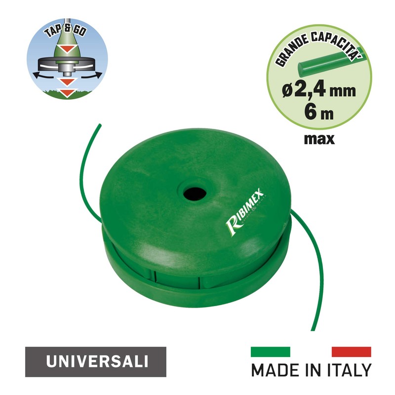 RIBILAND 06686Plastic Universal Trimmer Head?Green