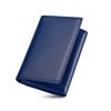 MORFFEYIA Men's Business Card Holder, Tochigi Leather, Genuine Leather, Business