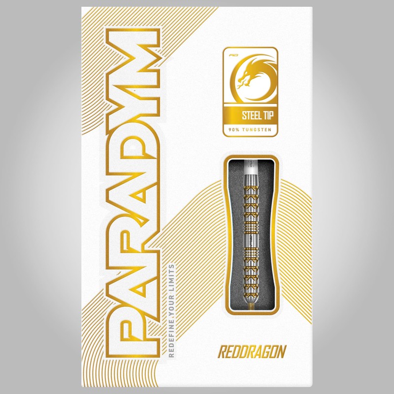 RED DRAGON Darts | Paradym Gold 24g Steel Tip |