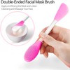 Face Scrubber,2 PCS Silicone Face Brush,Facial Cleansing Brush for Exfoliating,DIY