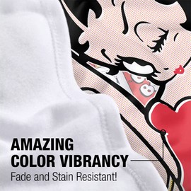 Trevco Boop - Vintage Strips Fleece Blanket 35 x 57in