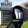 Dry Mailbox – Outdoor Metal Mailbox with Mailbox Insert to
