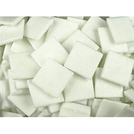 75 Pack White 20mm Vitreous Mosaic Tiles