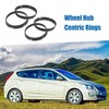 A ABSOPRO 63.4 to 67.1mm Wheel Hub Centric Rings Plastic