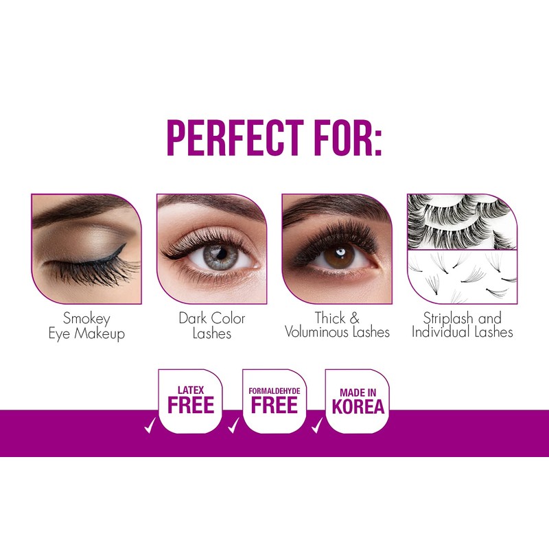 DUO Quick-Set Strip Lash Adhesive - Dark Tone, Quick-Drying, Long-Lasting,