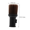 minkissy 2-in-1 Barber Hair Sweep Brush: Soft for Neck Face