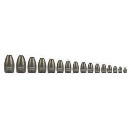 MUUNN 10 Pack Tungsten Flipping Weights Fishing Sinkers, Tungsten Fishing Weights, Flipping Fishing Weights Bundle kit for Bass Fishing(No Chip Green Pumpkin,1/16oz