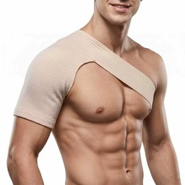 Shoulder Support Brace – Breathable Shoulder Stabiliser for Joint Comfort & Injury Support – Rotator Cuff Compression Sleeve with Adjustable Strap – One Size Fits Left or Right Arm