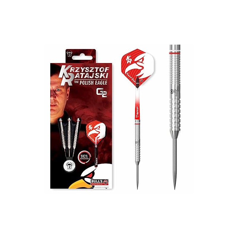 Bull's Generation 2 Krzysztof Ratajski Steel Dart, 90% Tungsten