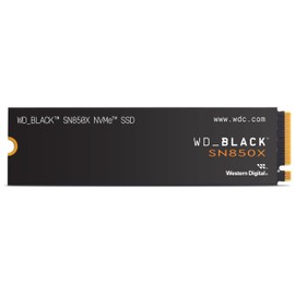 WD_BLACK WD BLACK 1TB SN850X NVMe Internal Gaming SSD Solid State Drive - Gen4 PCIe, M.2 2280, Up to 7,300 MB/s - WDS100T2X0E