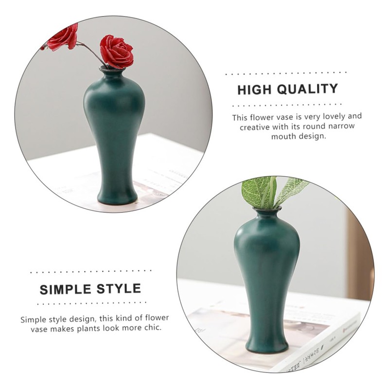 iplusmile Ceramic Flower Arrangement Vase Decorative Hydroponics Flower Container for