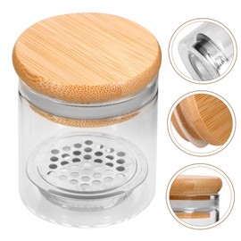 TEHAUX 2pcs Nail Cup with Filter Professional Nail Brush Cleaning Tool for Gel Manicure Wash Dish and Technicians