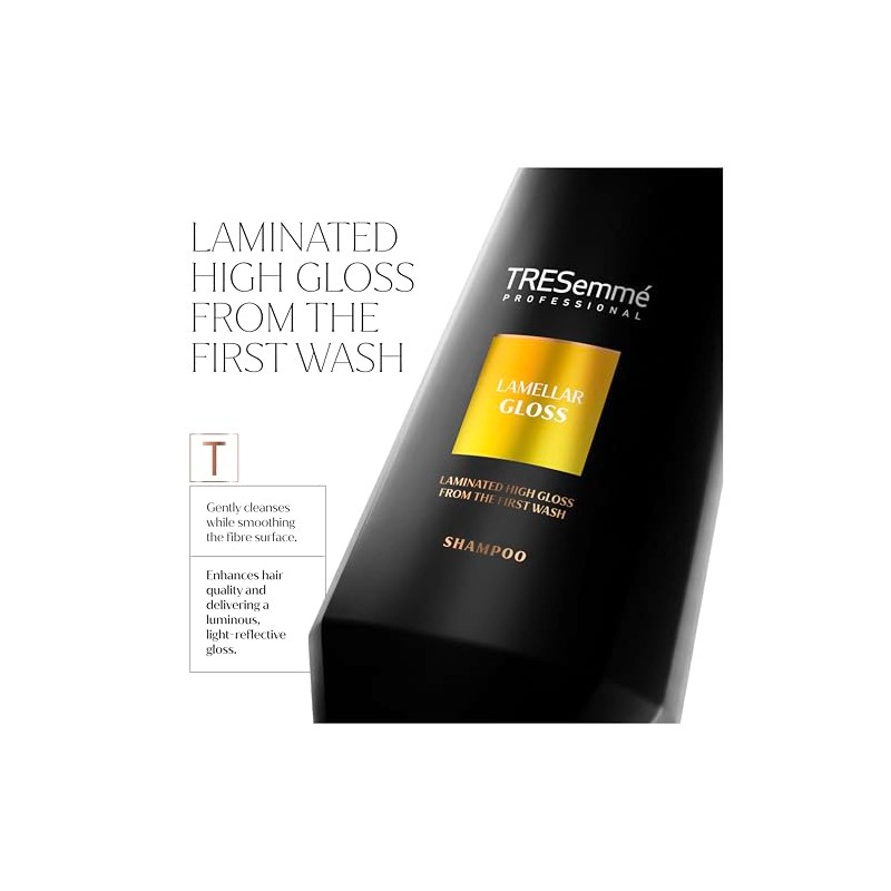 TRESemme Lamellar Gloss Shampoo salon-grade hair care for a smooth