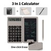 Desk Portable Basic Calculator with Notepad and Stylus, 12 Digit