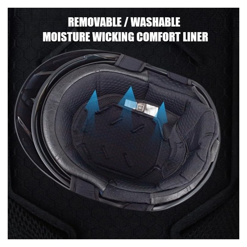 Soman H6 Half Helmet with Harley Compatible 7-Pin Headset Gloss