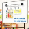 rubertyle Adjustable Magnetic Rod for Classroom and Meeting Room Whiteboard,